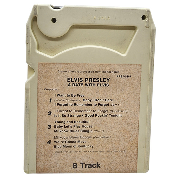 Set Of Three Elvis Presley 8-Tracks Now Twinset A Date With Elvis - Picture 7 of 7